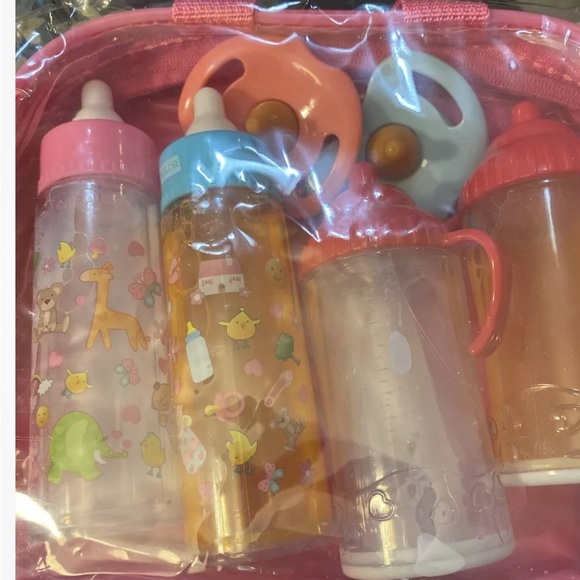 6 Pc Baby Dolls Feeding Bottle Magic Set Disappearing Milk Pretend Play Toy "NEW - Picture 2 of 2